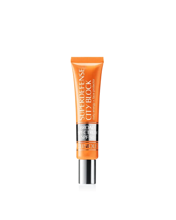 Superdefense™ City Block Broad Spectrum SPF 50 Daily Energy + Face Protector