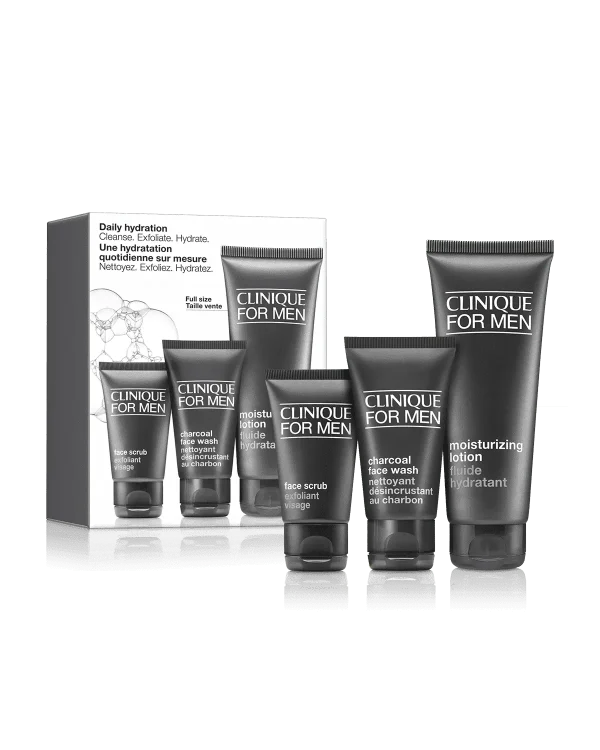 Daily Hydration Set: Cleanse. Exfoliate. Hydrate.
