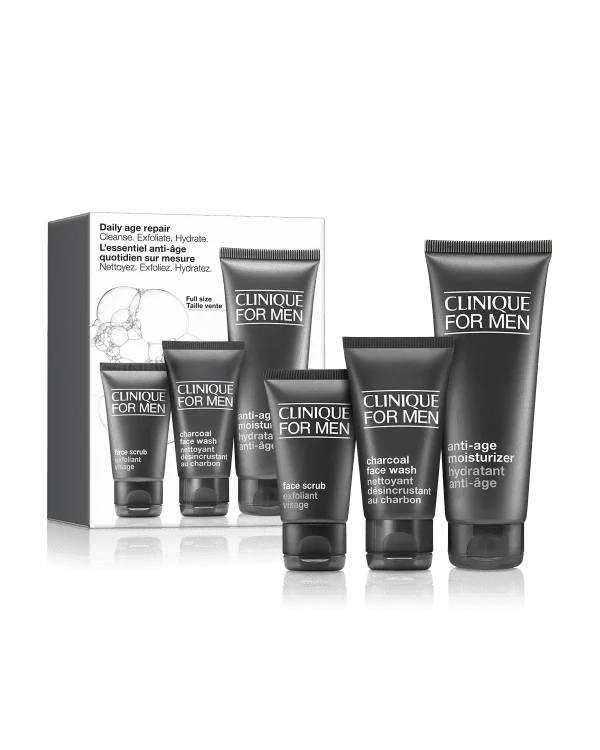 Daily Age Repair Set: Cleanse. Exfoliate. Hydrate