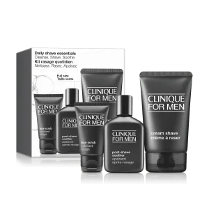 Daily Shave Essentials Set: Cleanse. Shave. Soothe